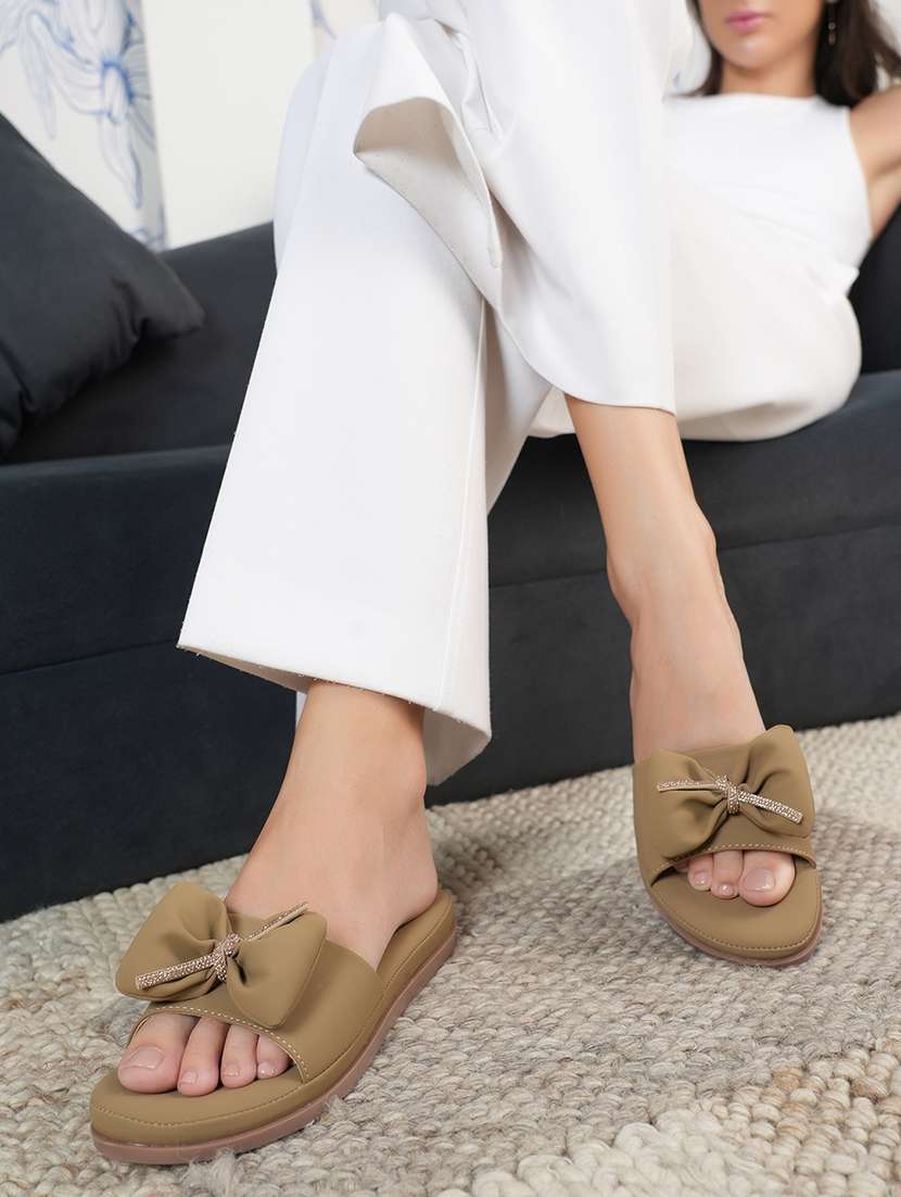 women solid slip on wedges - 22084629 - Standard Image - 2