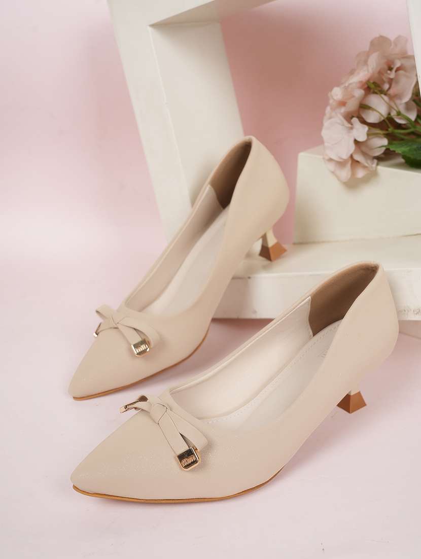 women cream slip on pump - 22084670 -  Zoom Image - 0