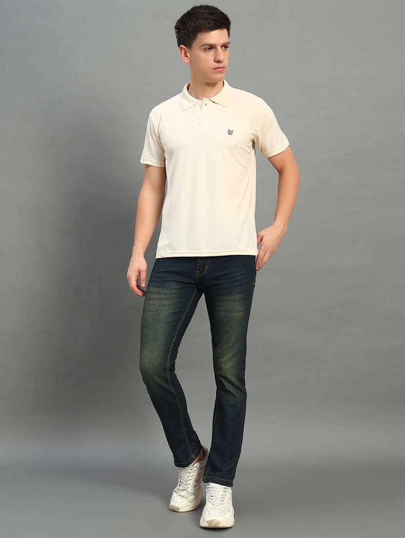 men solid short sleeve regular fit polo t-shirt - 22084687 -  Standard Image - 2