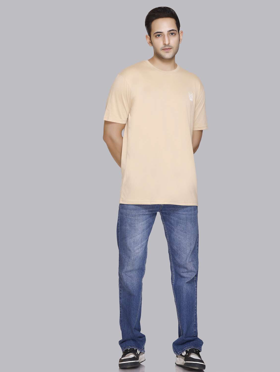 men back print round neck regular fit t-shirt - 22084728 -  Standard Image - 2