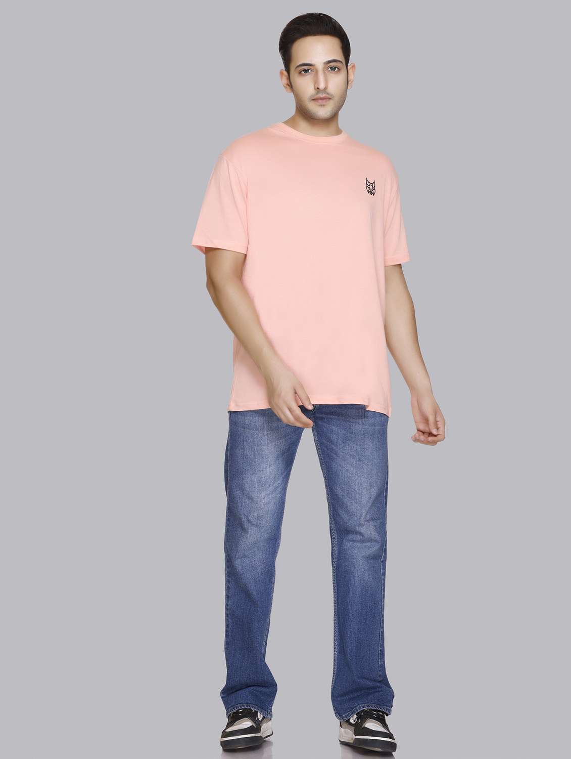 men back print round neck regular fit t-shirt - 22084729 - Standard Image - 2