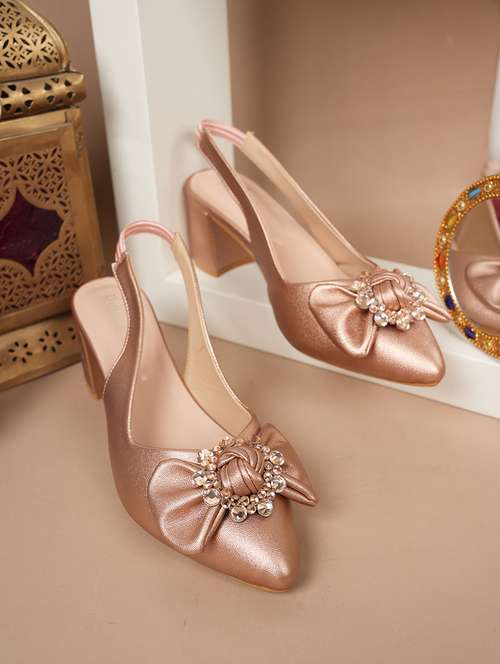 women solid back strap block heel sandals - 22084743 -  Standard Image - 0