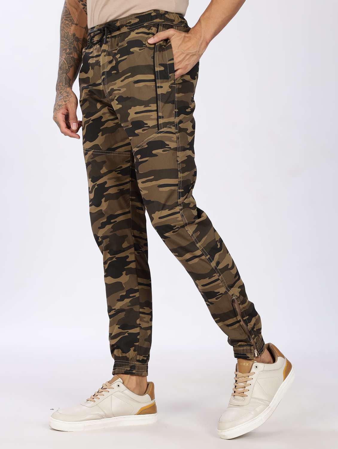 men camouflage mid rise regular fit jogger - 22085053 -  Standard Image - 2