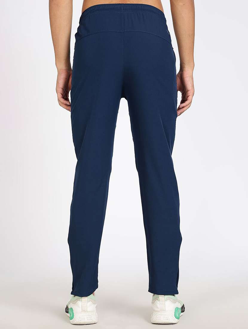 men solid mid rise full length track pant - 22085091 -  Standard Image - 2