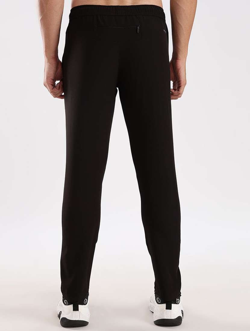 men solid mid rise full length track pant - 22085095 -  Standard Image - 2