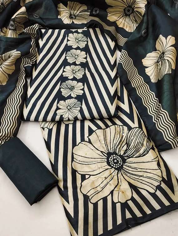 women printed unstitched suit set - 22085123 -  Standard Image - 2