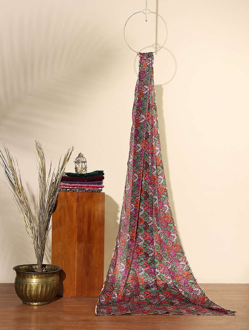 women printed festive wear dupatta - 22085237 -  Zoom Image - 0