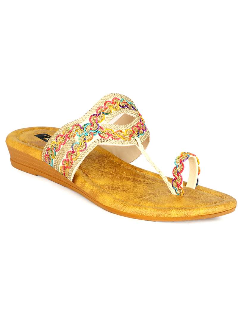 women one toe slip on flat sandals - 22085260 -  Zoom Image - 0