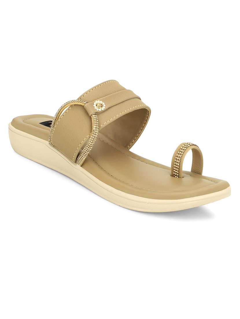 women one toe slip on flat sandals - 22085262 -  Zoom Image - 0