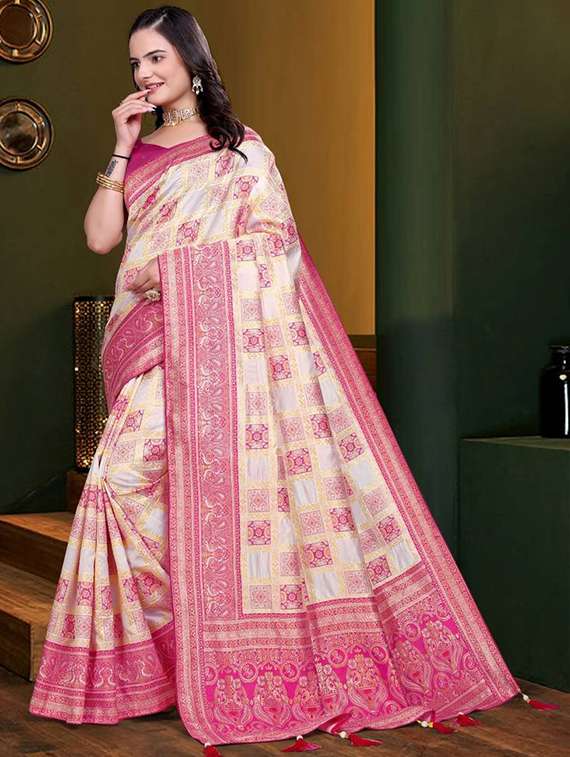 women self design banarasi saree with blouse - 22085910 - Standard Image - 2