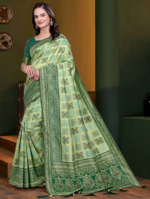 women self design banarasi saree with blouse - 22085911 -  Standard Image - 0