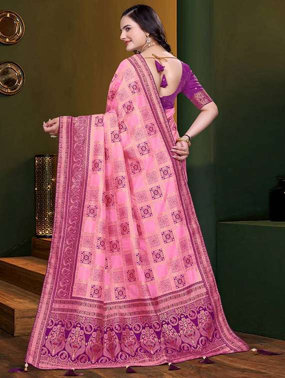 women self design banarasi saree with blouse - 22085912 - Standard Image - 2