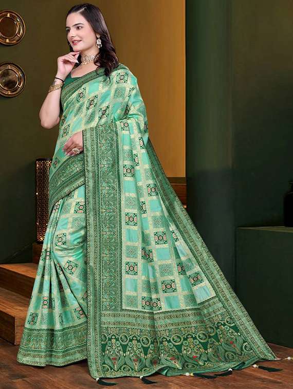 women self design banarasi saree with blouse - 22085913 - Standard Image - 2