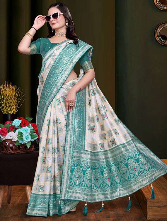 women self design banarasi saree with blouse - 22085915 - Standard Image - 2