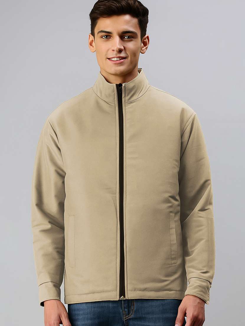 men solid long sleeve reversible bomber jacket - 22085966 -  Standard Image - 2