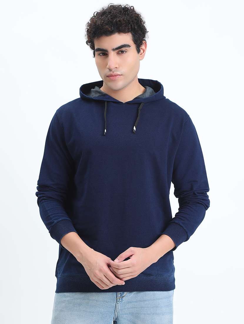 men solid long sleeve regular fit sweatshirt - 22086005 -  Standard Image - 2