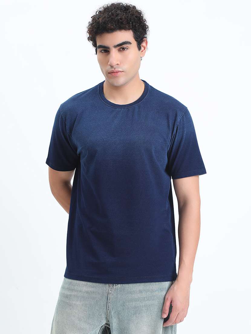 men ombre short sleeve regular fit t-shirt - 22086125 -  Standard Image - 2
