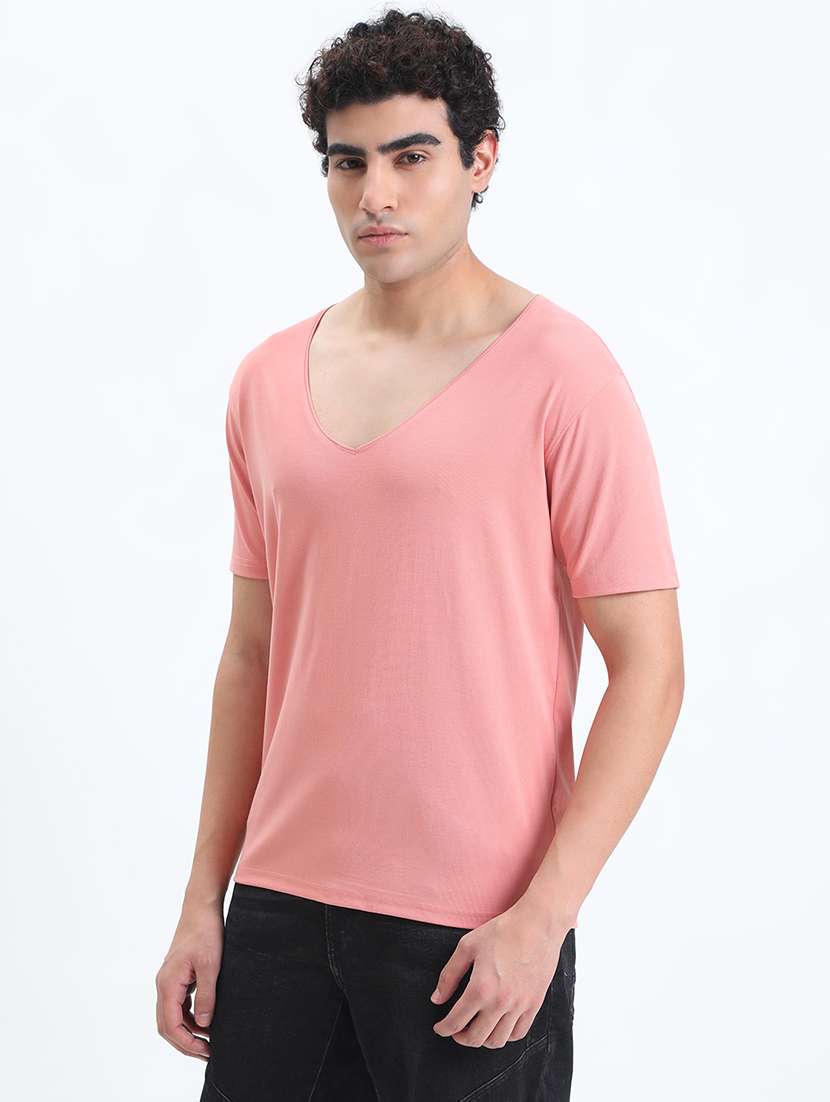 men solid short sleeve regular fit t-shirt - 22086131 - Standard Image - 2