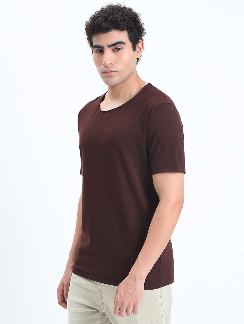men solid short sleeve regular fit t-shirt - 22086136 -  Standard Image - 2