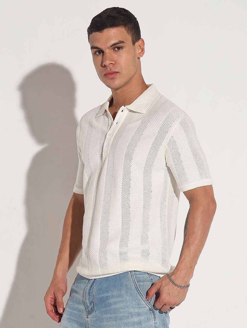 men self design short sleeve regular fit polo t-shirt - 22086163 -  Standard Image - 2