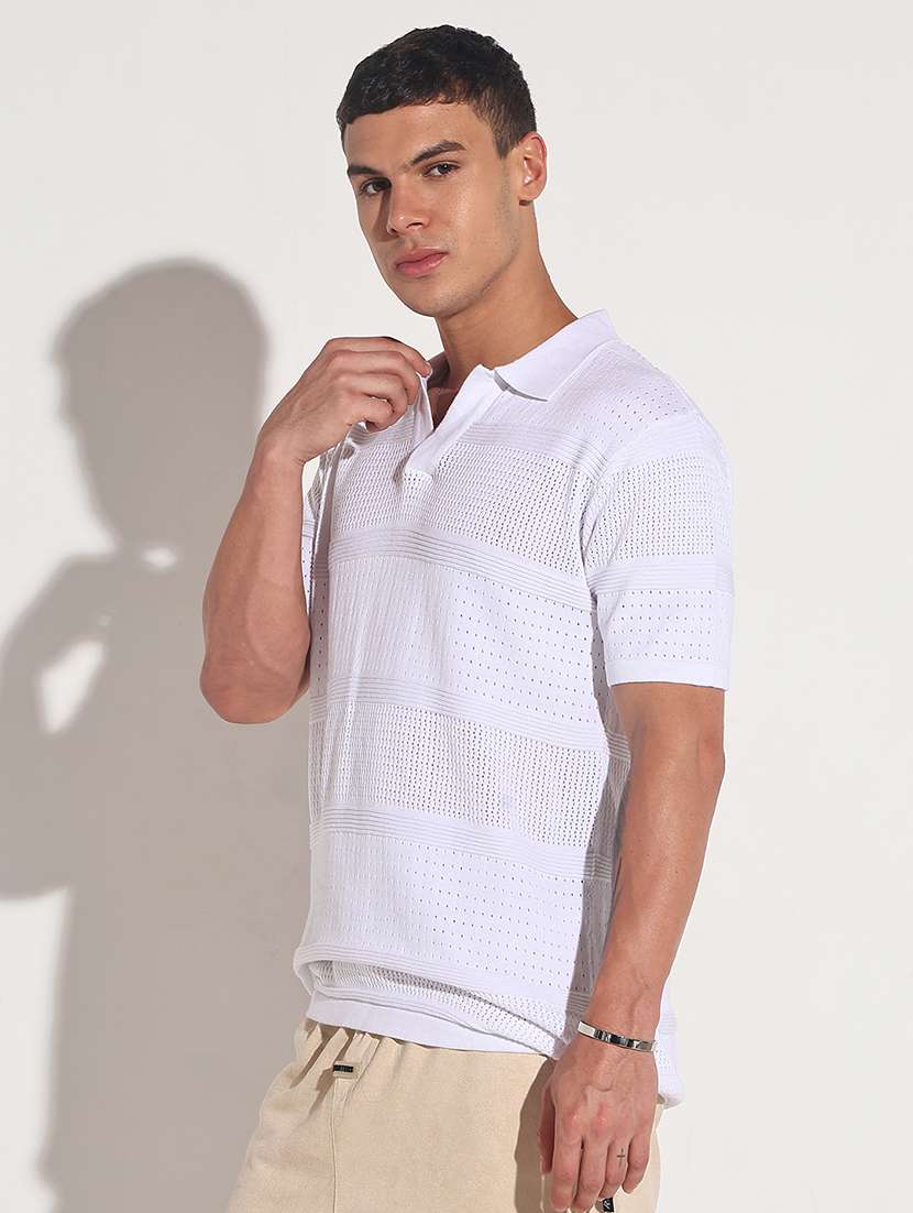 men self design short sleeve regular fit polo t-shirt - 22086166 -  Standard Image - 2
