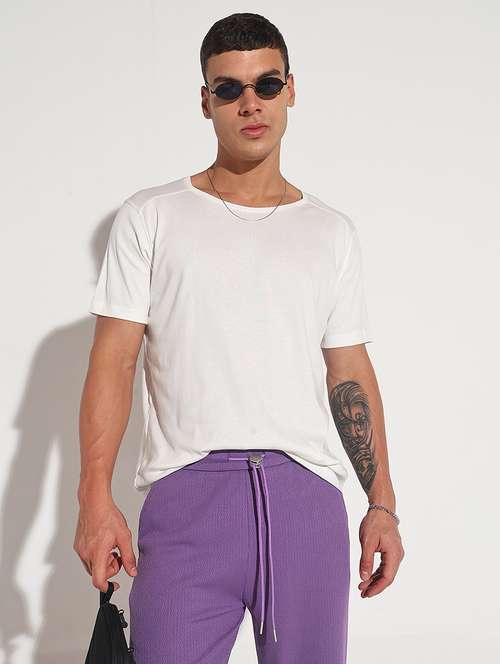 men solid short sleeve regular fit t-shirt - 22086169 -  Standard Image - 0