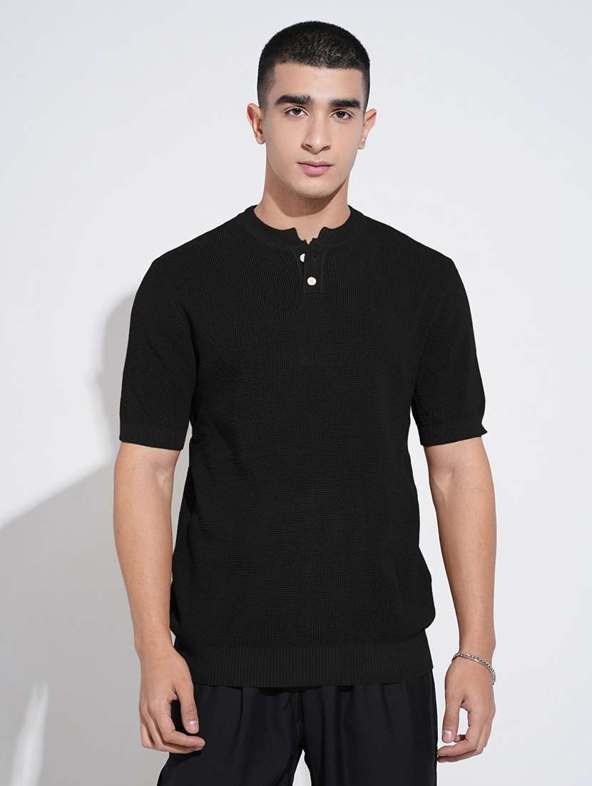 men solid short sleeve regular fit t-shirt - 22086182 - Standard Image - 2