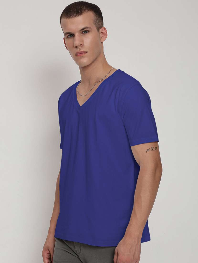 men solid short sleeve regular fit t-shirt - 22086195 -  Standard Image - 2
