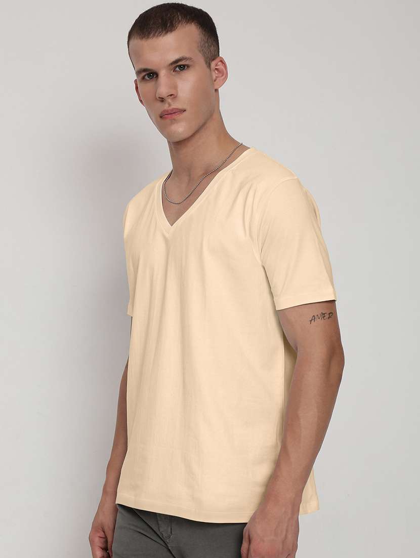 men solid short sleeve regular fit t-shirt - 22086196 -  Standard Image - 2