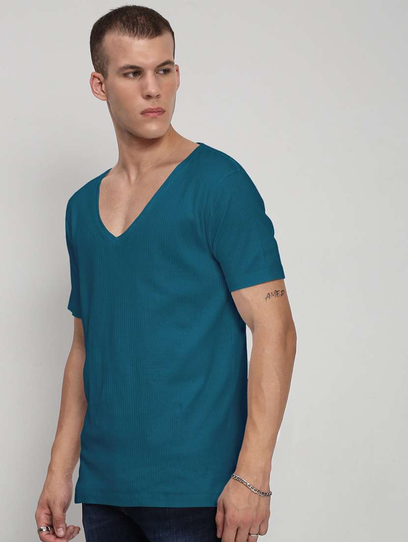 men solid short sleeve regular fit t-shirt - 22086200 -  Standard Image - 2