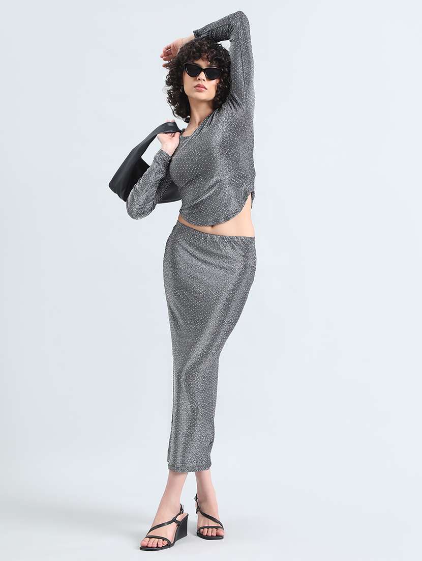 women embellished top and skirt co-ord set - 22086294 -  Standard Image - 2