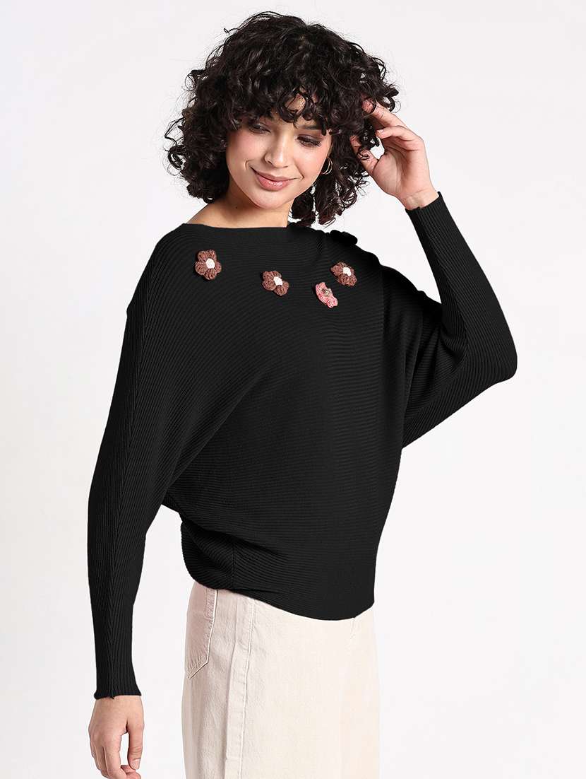 women self designed long sleeve pullover - 22086377 -  Standard Image - 2