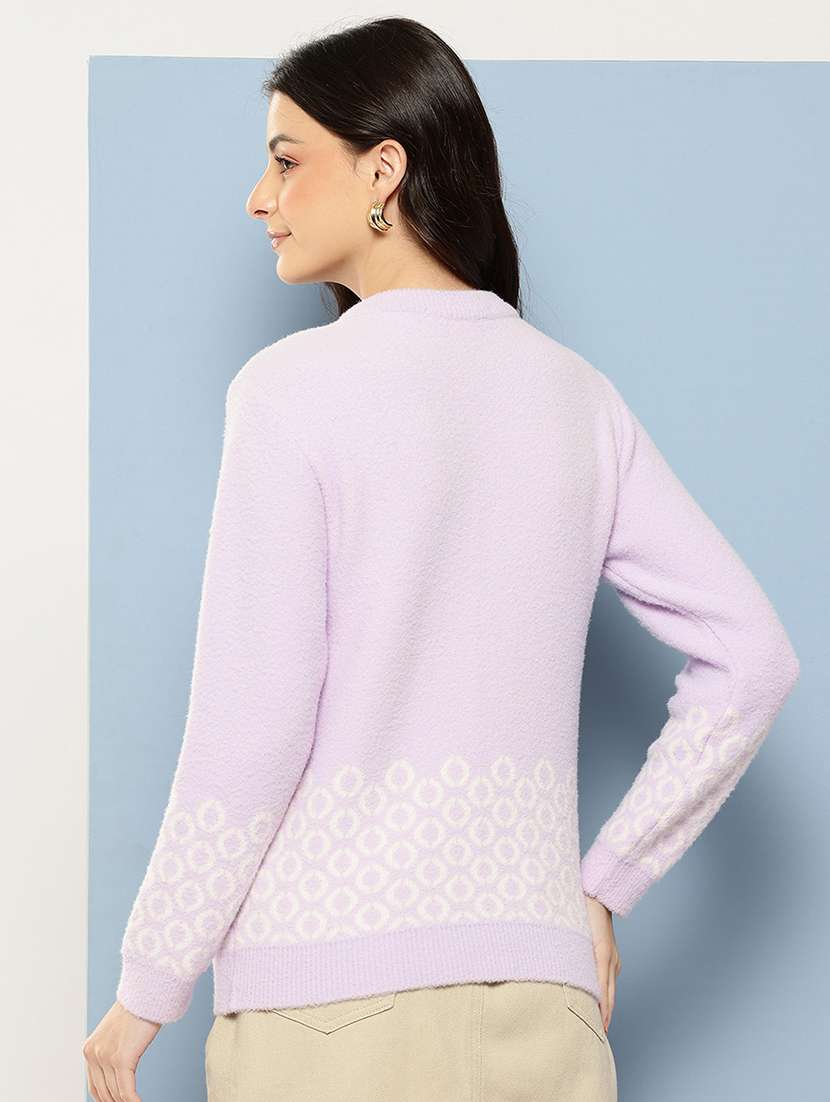 purple wool pullover - 22086516 -  Standard Image - 2