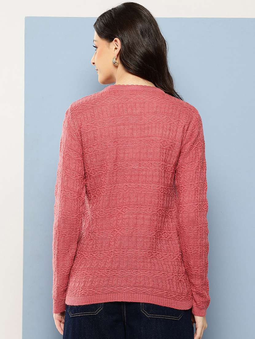 women self designed long sleeve cardigan - 22086520 -  Standard Image - 2