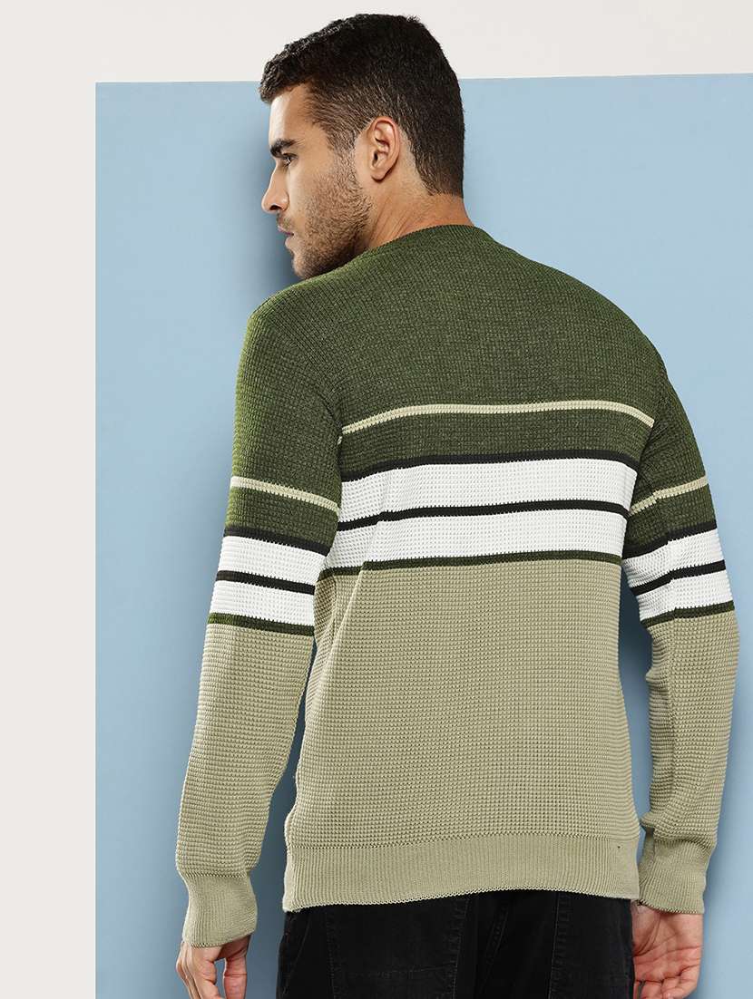 men striped long sleeve regular fit pullover  - 22086576 -  Standard Image - 2