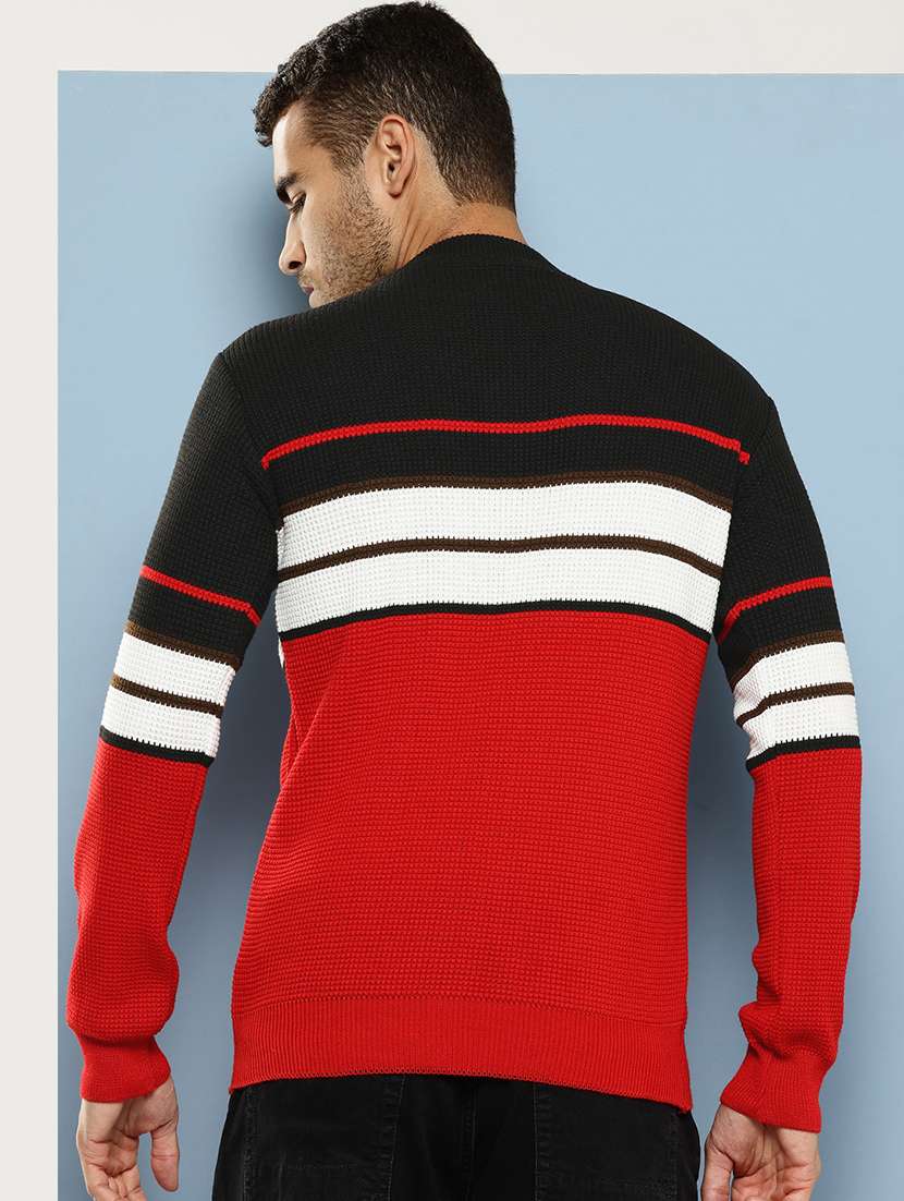 men striped long sleeve regular fit pullover  - 22086578 -  Standard Image - 2