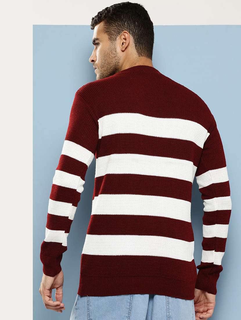 men striped long sleeve regular fit pullover  - 22086579 -  Standard Image - 2
