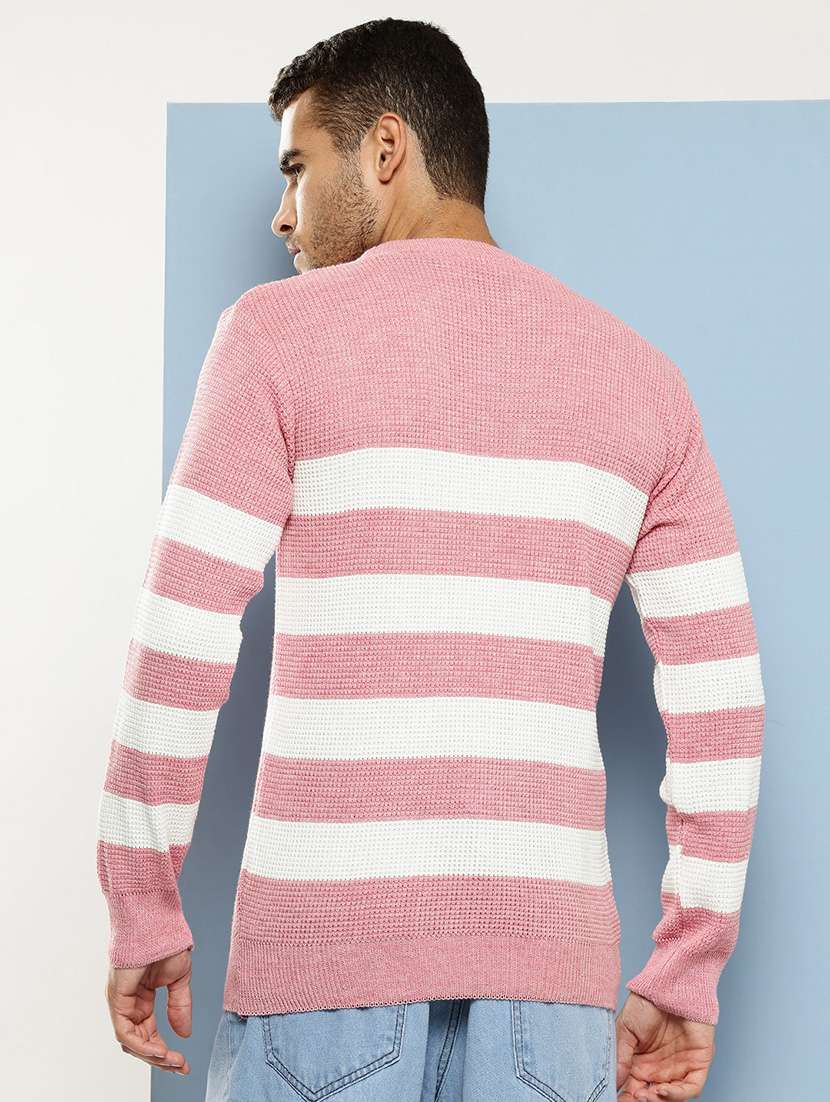 men striped long sleeve regular fit pullover  - 22086580 -  Standard Image - 2