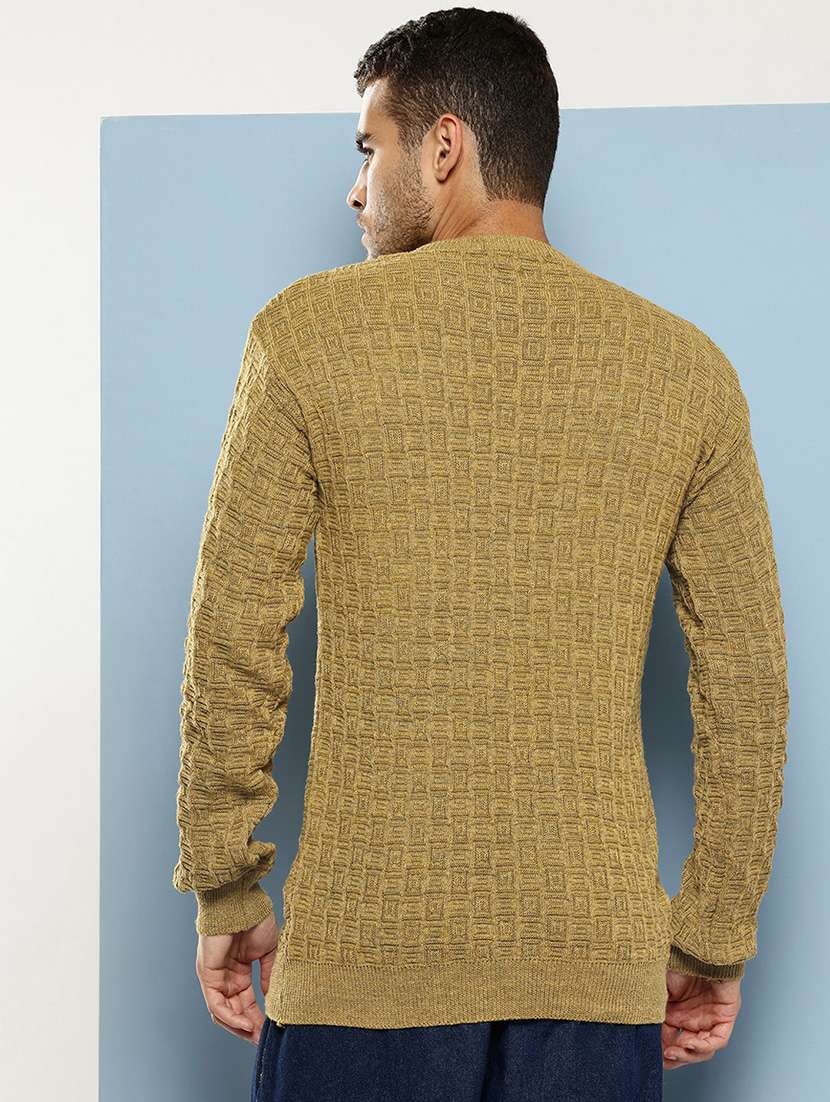 men self design long sleeve regular fit pullover  - 22086585 -  Standard Image - 2