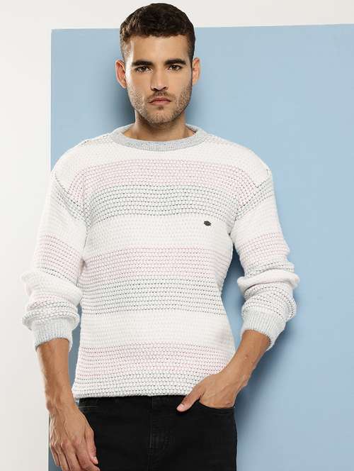 men self design long sleeve regular fit pullover  - 22086593 -  Standard Image - 0