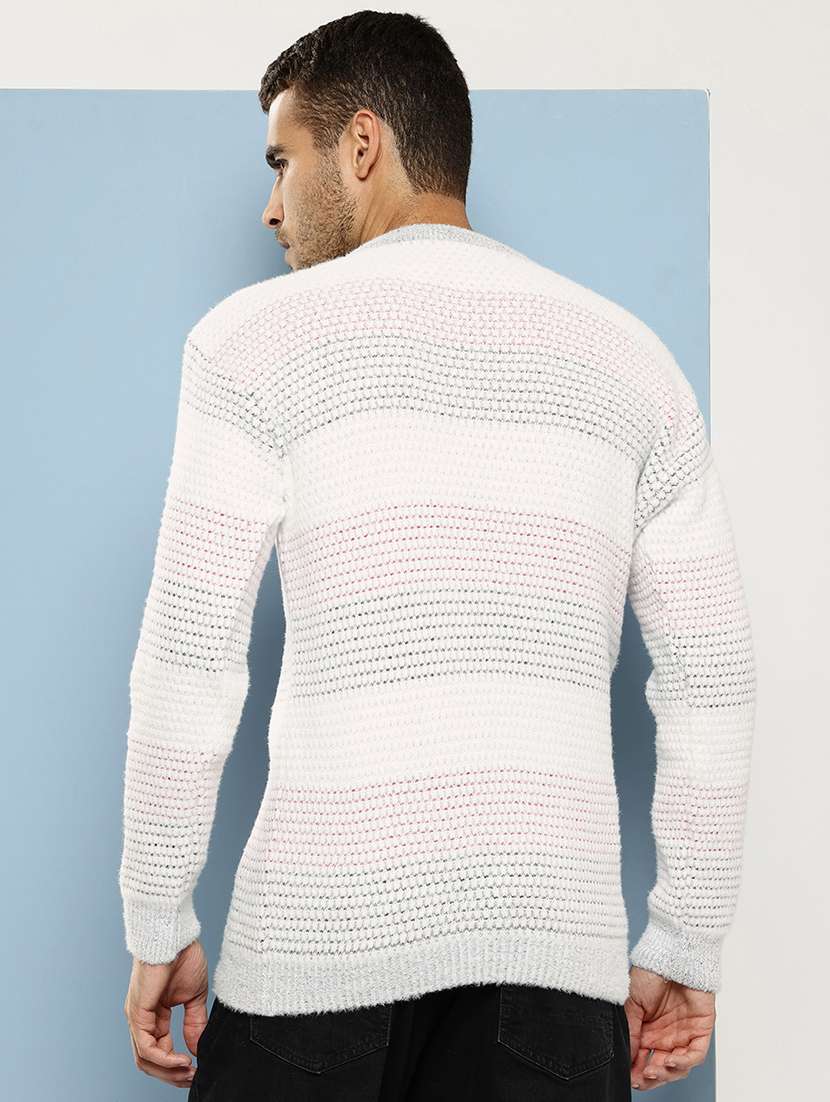 men self design long sleeve regular fit pullover  - 22086593 -  Standard Image - 2