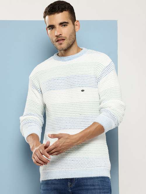 men self design long sleeve regular fit pullover  - 22086595 -  Standard Image - 0