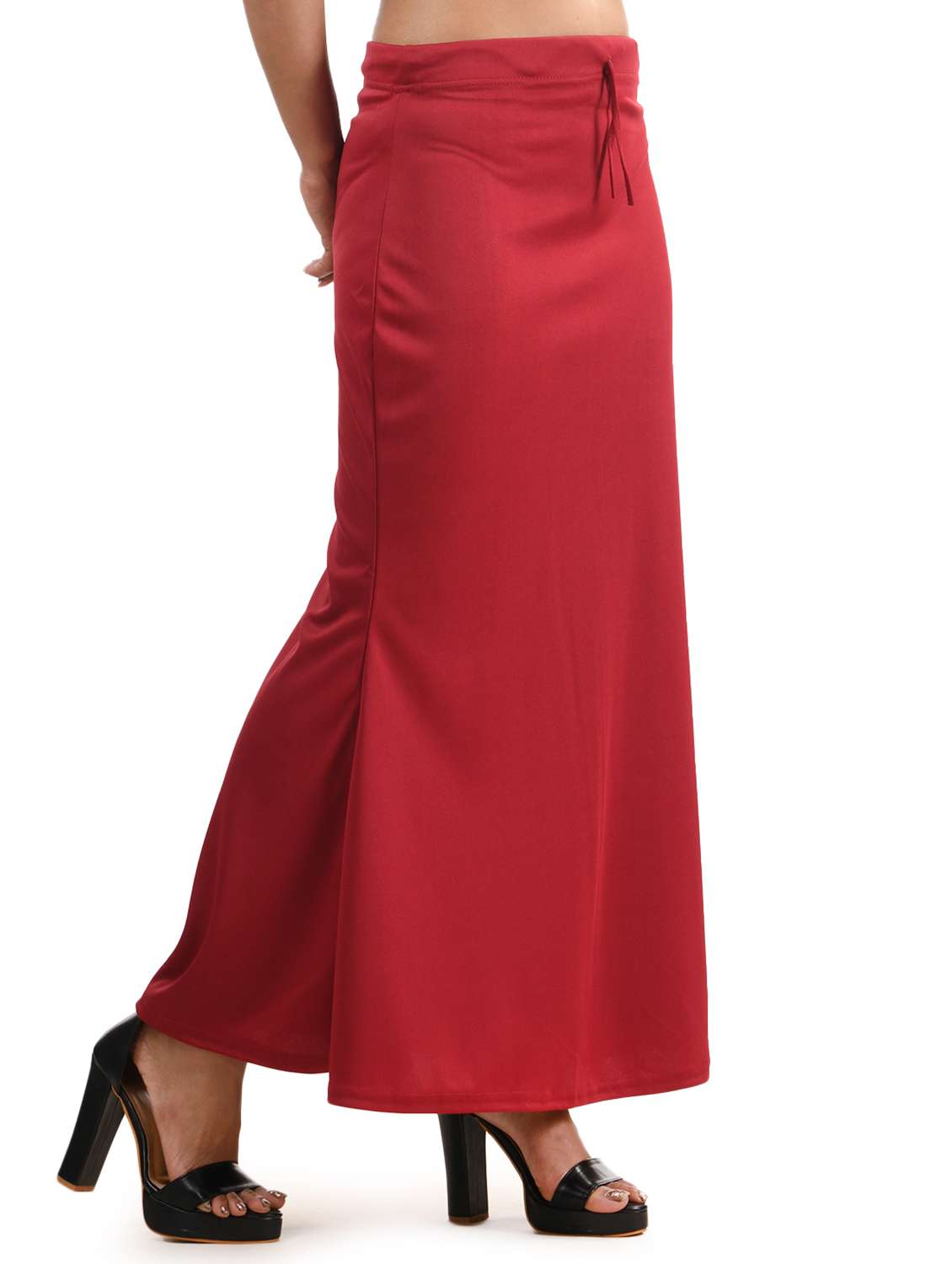 women solid mid rise saree shaper - 22086616 - Standard Image - 2