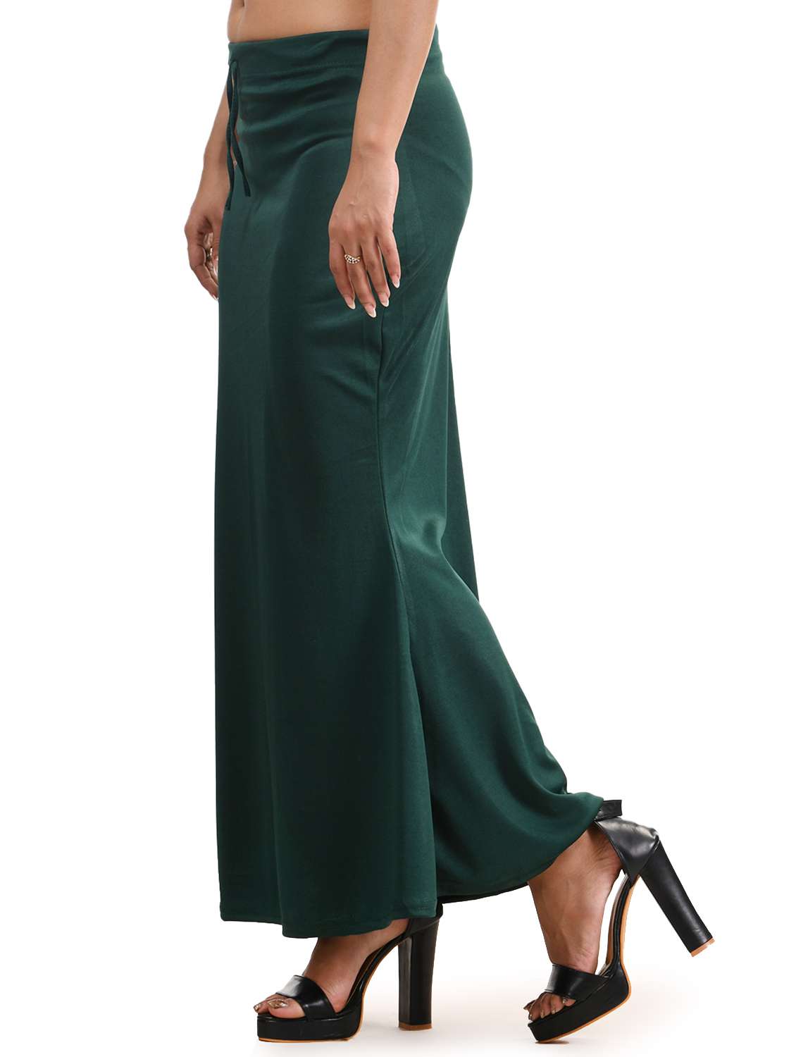 women solid mid rise saree shaper - 22086618 - Standard Image - 2