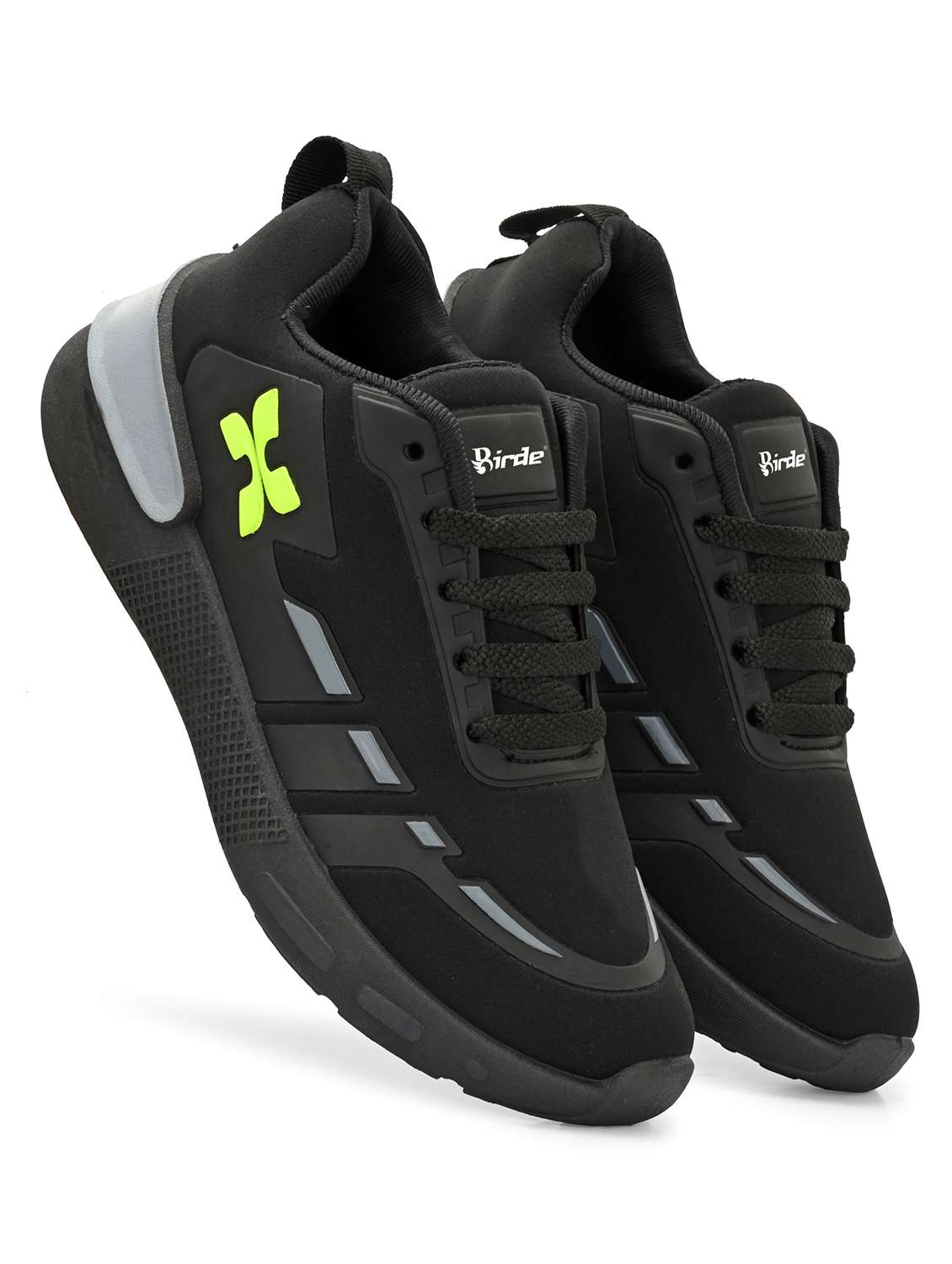 men black lace up sport shoe - 22086662 - Standard Image - 2