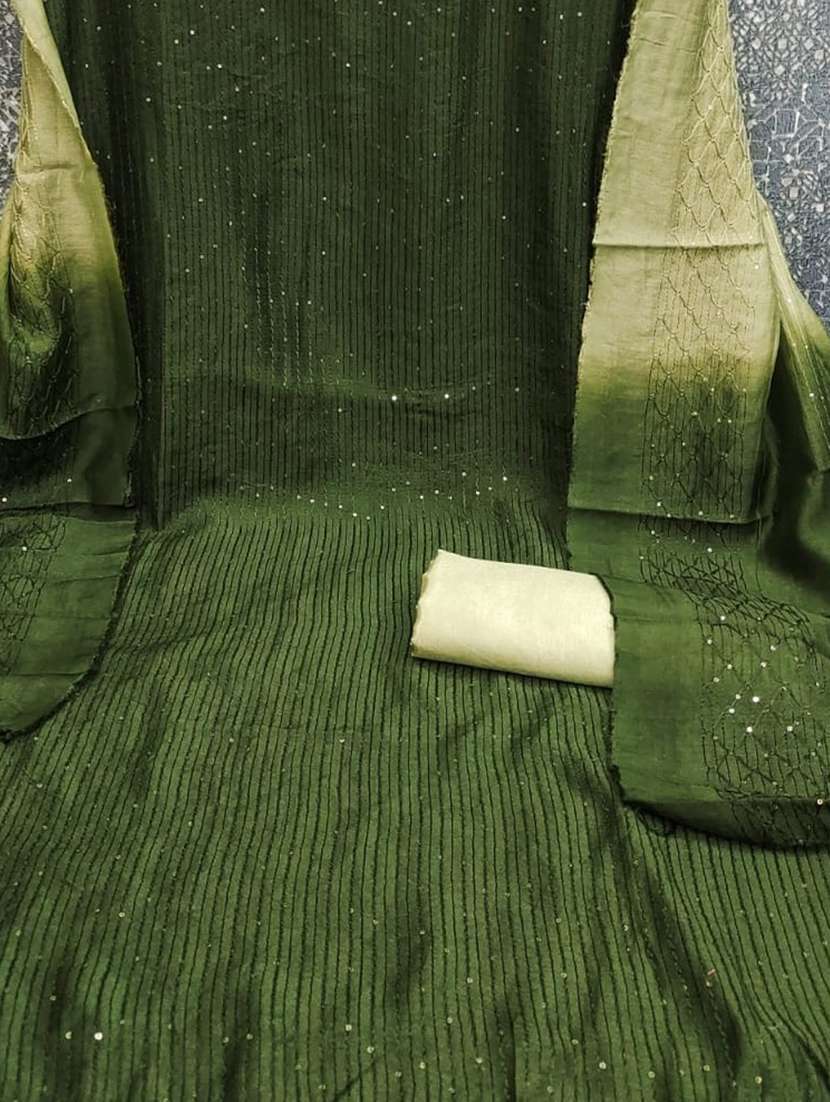 women solid wiith work embroidered unstitched suit set - 22086686 -  Standard Image - 2