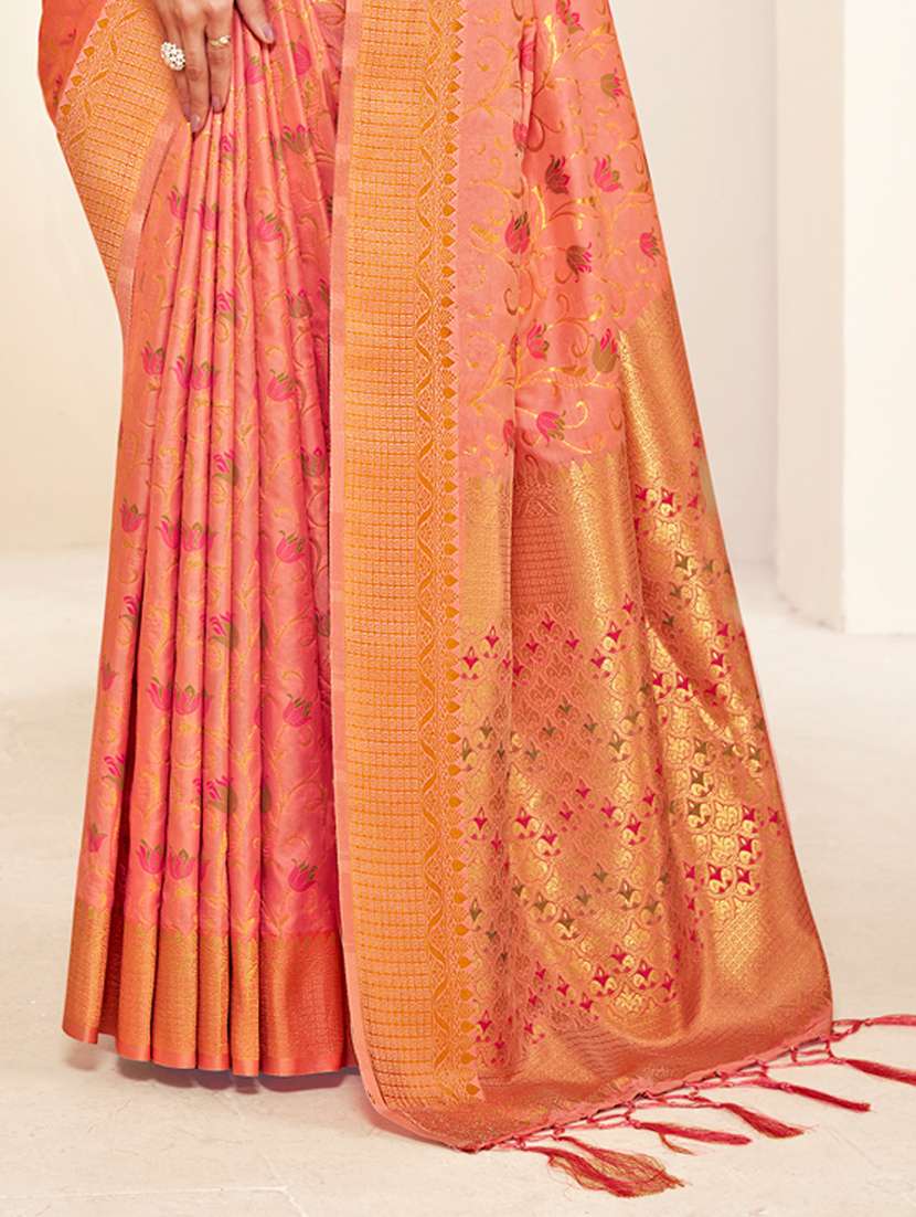 women self design banarasi saree with blouse - 22086706 -  Standard Image - 2