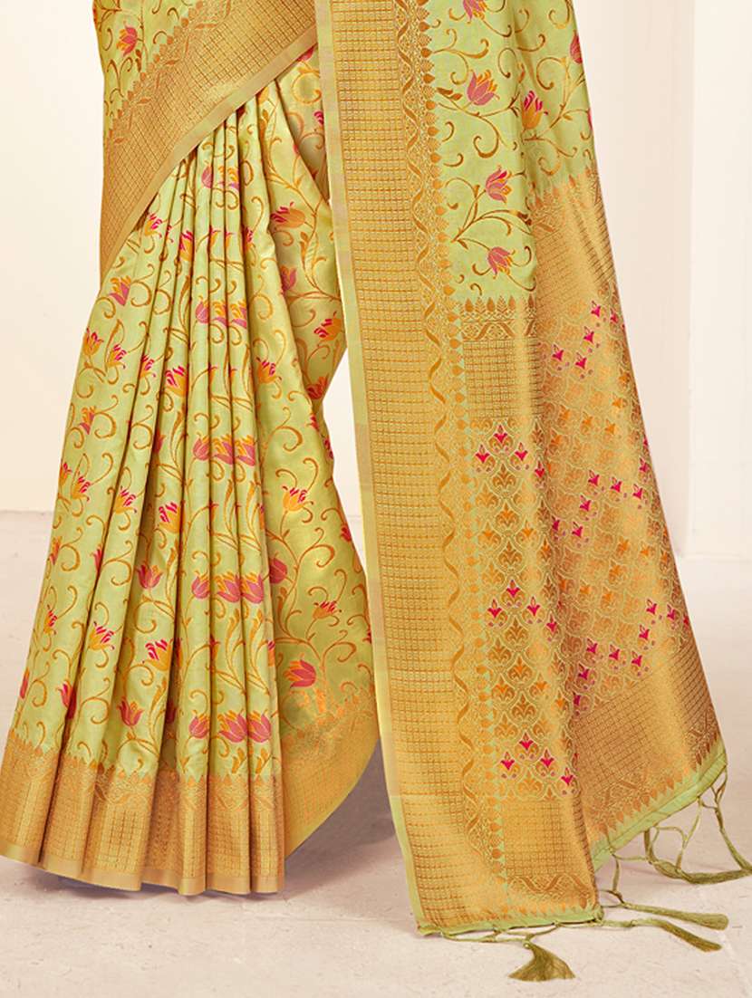women self design banarasi saree with blouse - 22086709 -  Standard Image - 2