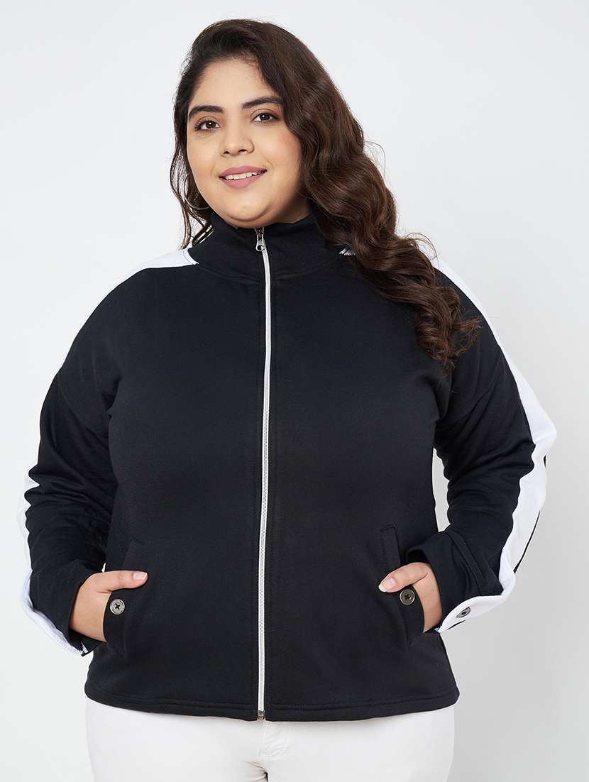 women plus size tapered long sleeve sweatshirt - 22086884 -  Standard Image - 2