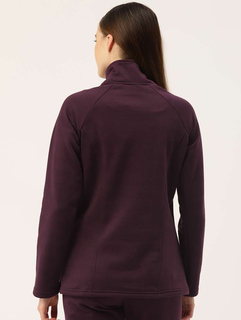 women solid long sleeve sweatshirt - 22086903 -  Standard Image - 2